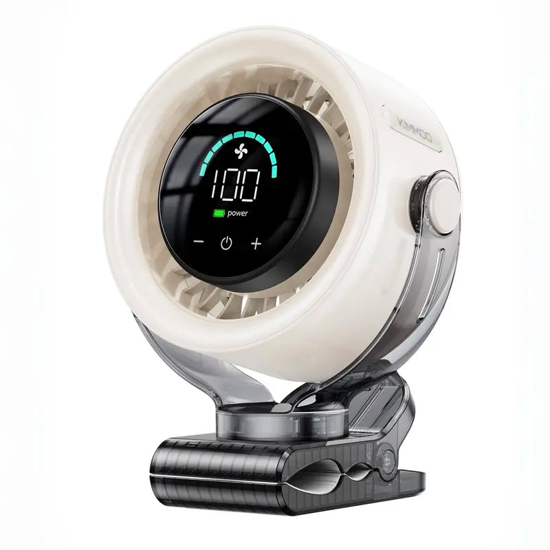 Portable Clip Fan - Turbo Airflow For Instant Personal Cooling
