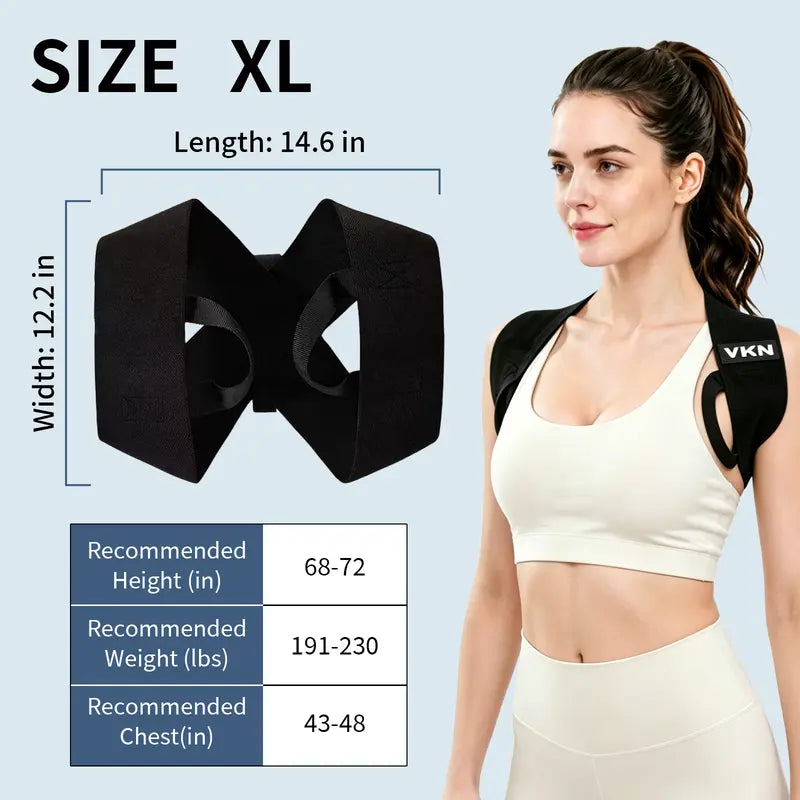 Posture Support Straps - Elastic Shoulder Support For Better Everyday Posture