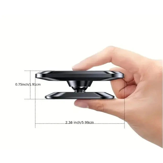 Magnetic Car Phone Holder - One-Touch Magnetic Mount For Hands-Free Navigation