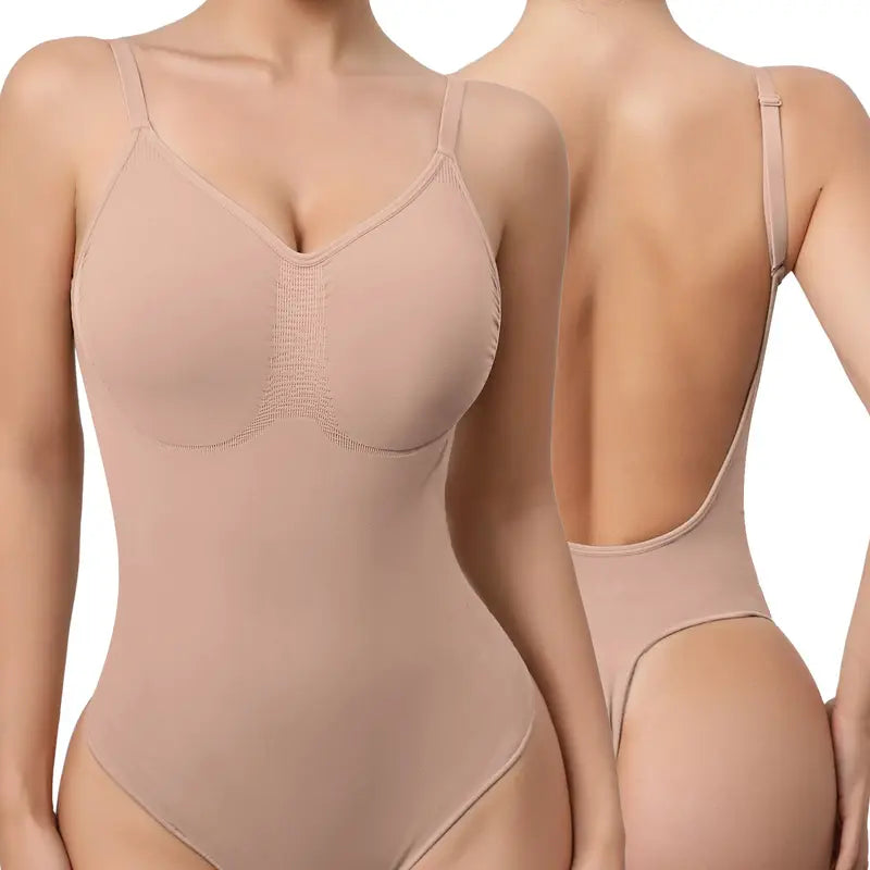 Slay In Every Backless Dress: Ultimate Tummy Control Shapewear Bodysuit