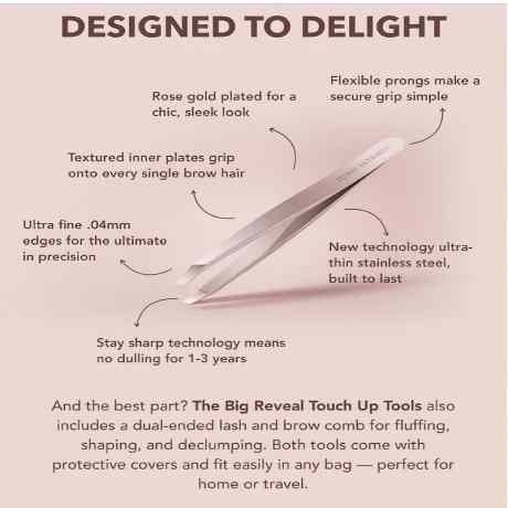 Lash & Brow Precision Tool Set - Dual-Ended Design For Flawless Eye Touch-Ups