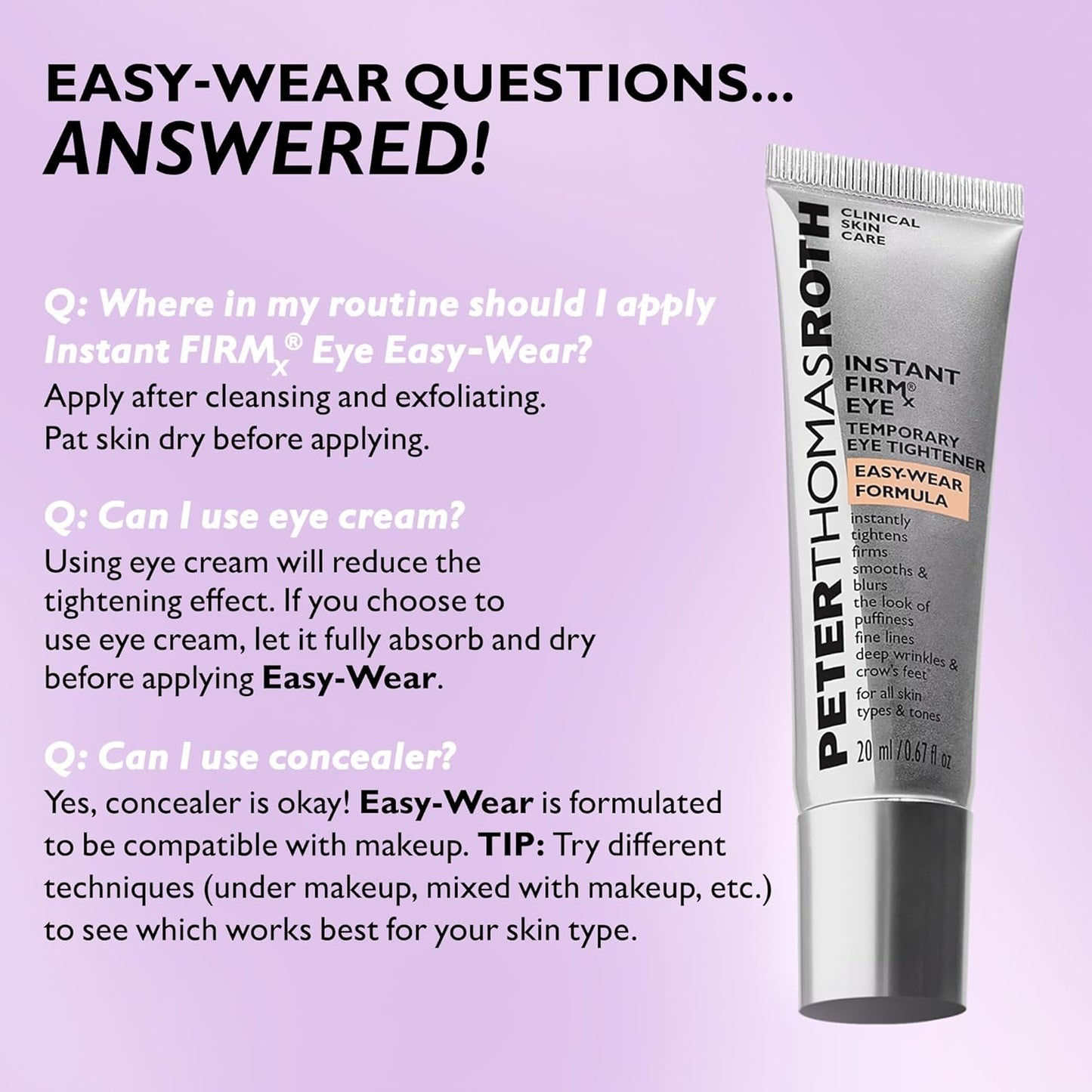Eye Tightening Gel - Instant Temporary Smoothing Effect For Under-Eye Bags & Wrinklesa
