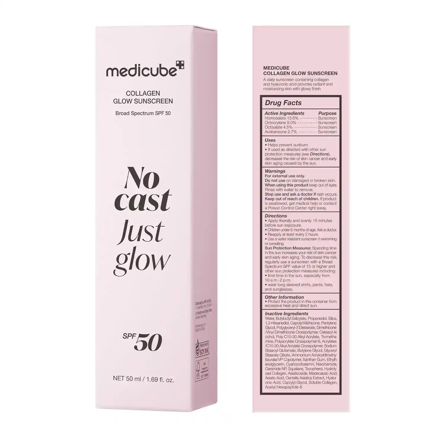 Collagen Glow Sunscreen – Invisible Ultra-Hydrating Shield For an Instant 24H Glass-Skin Glow