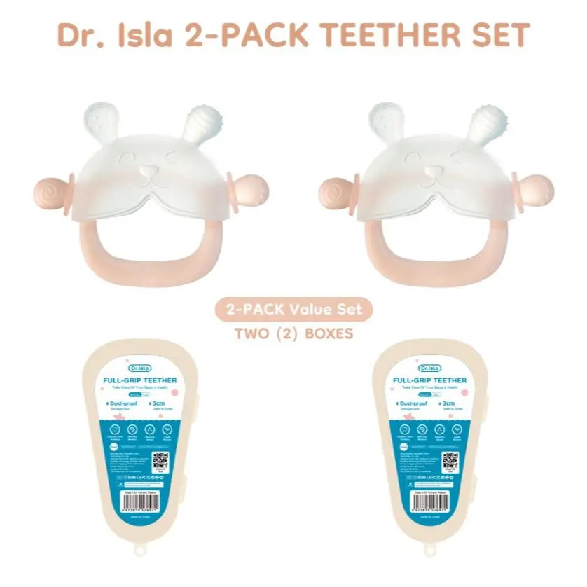 The Teether That Stays On Baby's Hand--A Wearable Silicone Teething Mitten That Soothes Sore Gums While Helping Babies Learn To Grip & Explore
