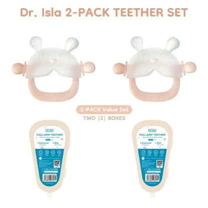 The Teether That Stays On Baby's Hand--A Wearable Silicone Teething Mitten That Soothes Sore Gums While Helping Babies Learn To Grip & Explore