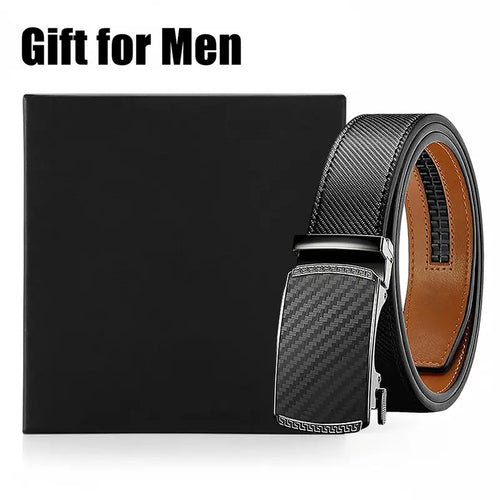 Men’s Ratchet Belt – Micro-Adjust Fit Without Traditional Belt Holes