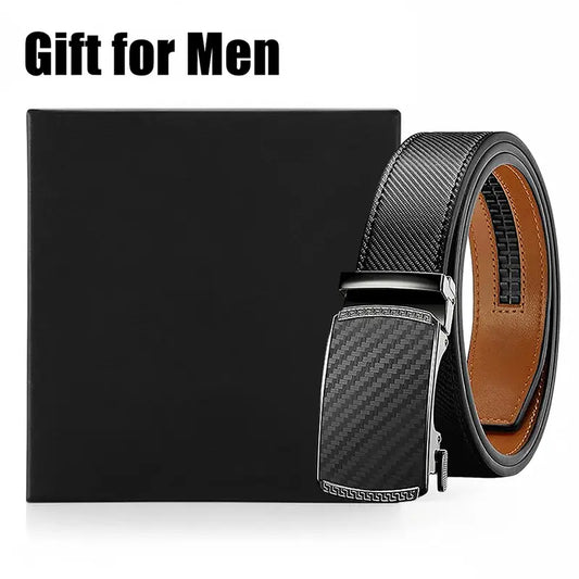 Men’s Ratchet Belt – Micro-Adjust Fit Without Traditional Belt Holes