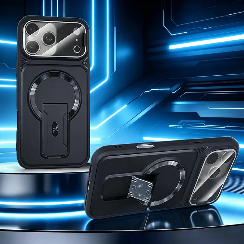 3-in-1 Phone Case - Hidden Stand & Camera Guard For Everyday Convenience