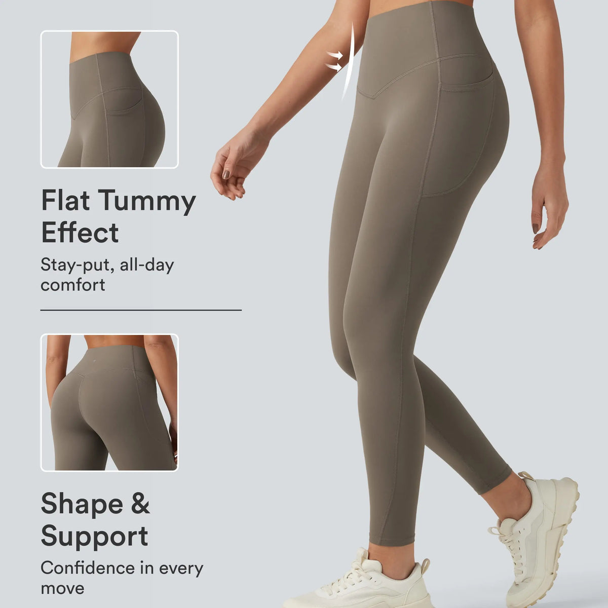 Shaping Leggings - High-Waist Support For A Smoother Fit