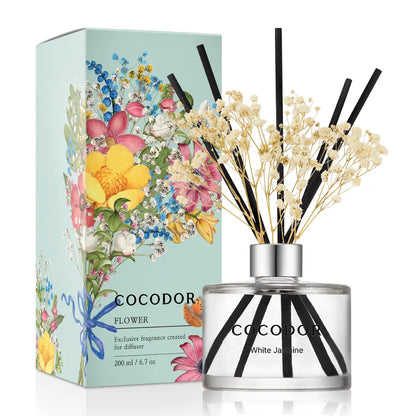 Flower Reed Diffuser Set - Fresh Fragrance For Every Room
