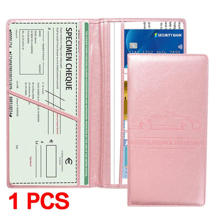 Car Document Organizer - Magnetic Closure For Fast, Organized Access