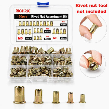 Rivet Nut Tool Kit - Create Strong Threads Without Welding