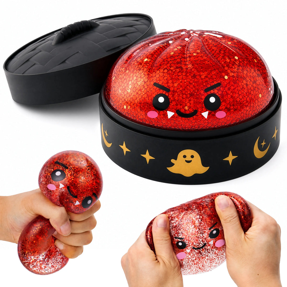 Halloween Squishy Dumpling Toy - Slow Rebound Fun For Stress Relief & Smiles