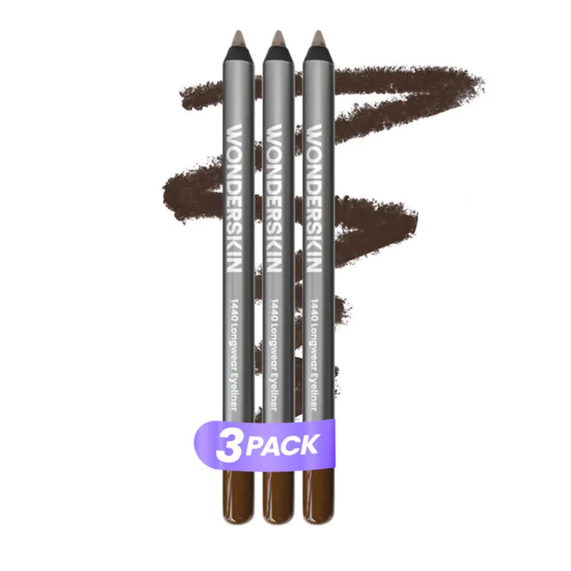 3-Piece Longwear Eyeliner Set - 24HR Waterproof Color That Stays Put