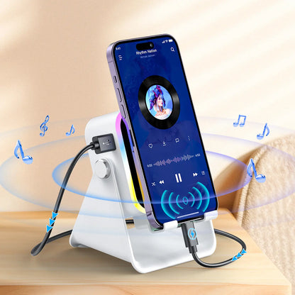5-in-1 Smart Audio Dock - Wireless Induction Sound Amplification For Hands-Free Entertainment