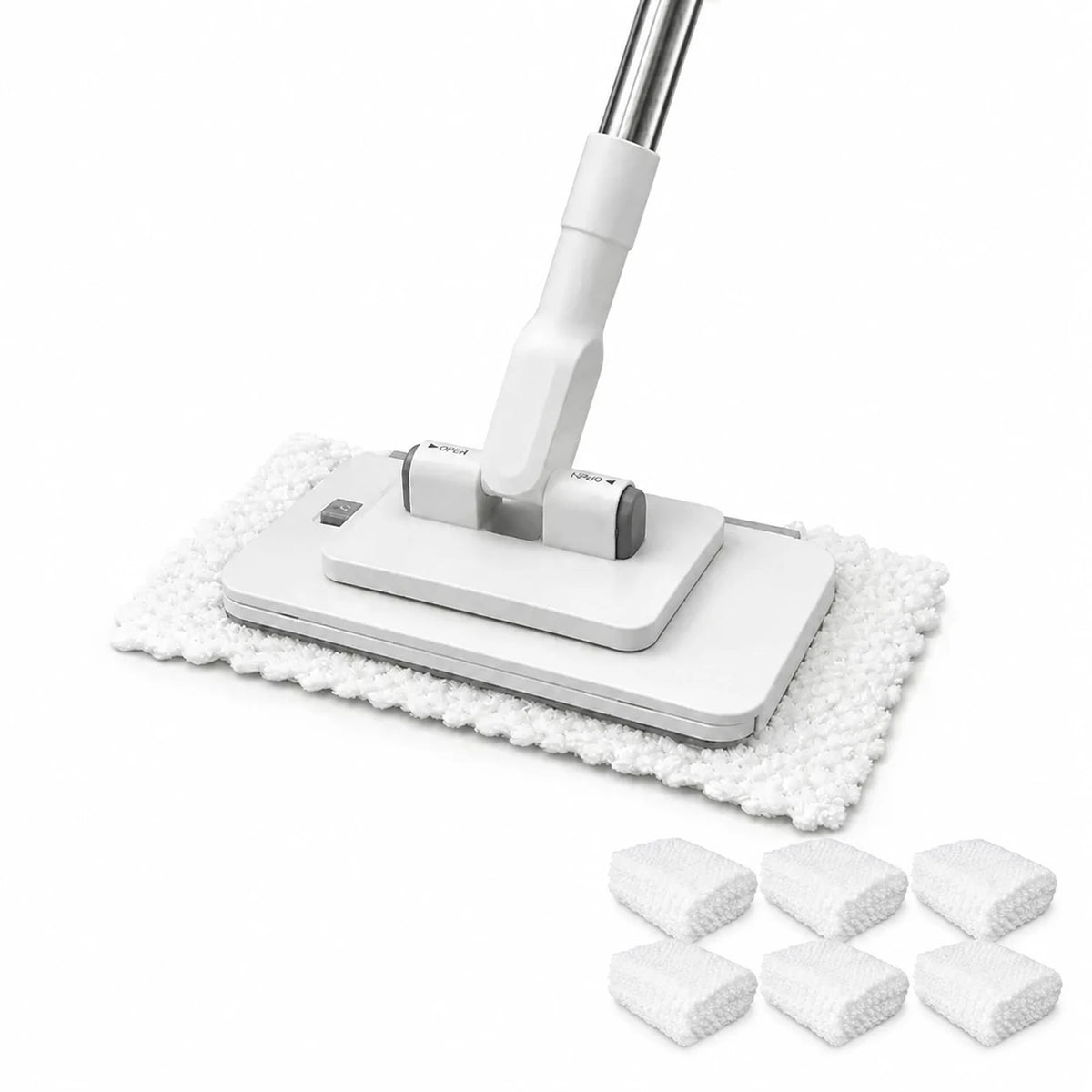 Slim Microfiber Floor Mop - 360° Swivel Cleaning For Hard-To-Reach Spaces