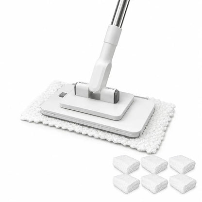 Slim Microfiber Floor Mop - 360° Swivel Cleaning For Hard-To-Reach Spaces