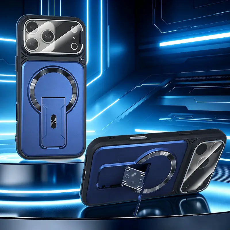 3-in-1 Phone Case - Hidden Stand & Camera Guard For Everyday Convenience
