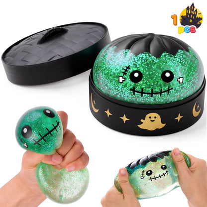 Halloween Squishy Dumpling Toy - Slow Rebound Fun For Stress Relief & Smiles