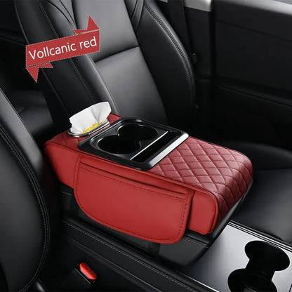 Car Armrest Organizer - 4-in-1 Raised Design For A More Comfortable Drive