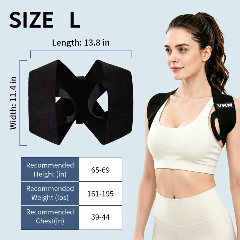Posture Support Straps - Elastic Shoulder Support For Better Everyday Posture