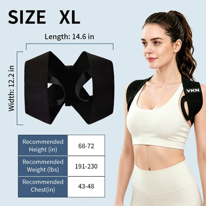 Posture Support Straps - Elastic Shoulder Support For Better Everyday Posture