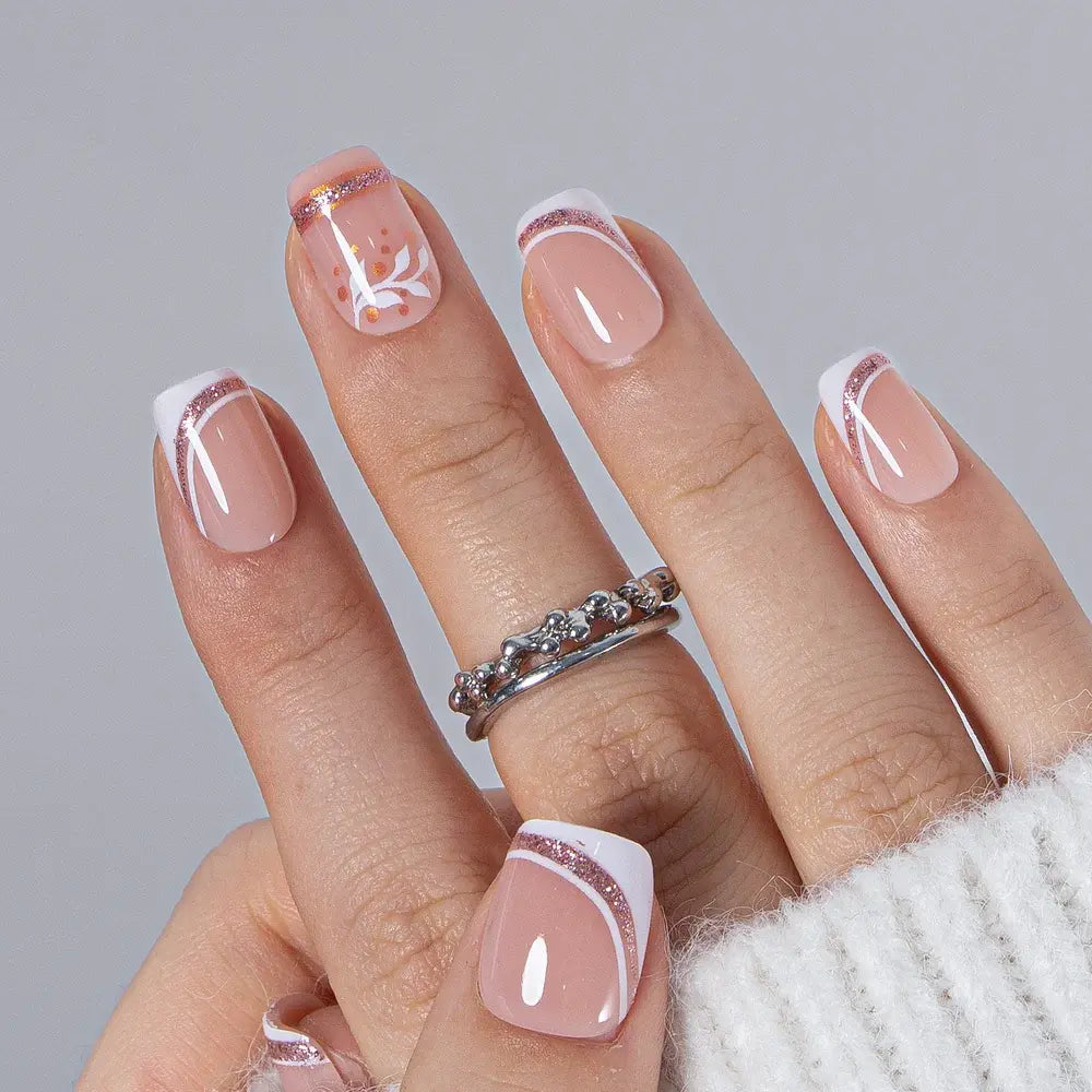 Press-On Nails - Glossy Natural Finish For Salon-Looking Nails in Minutes
