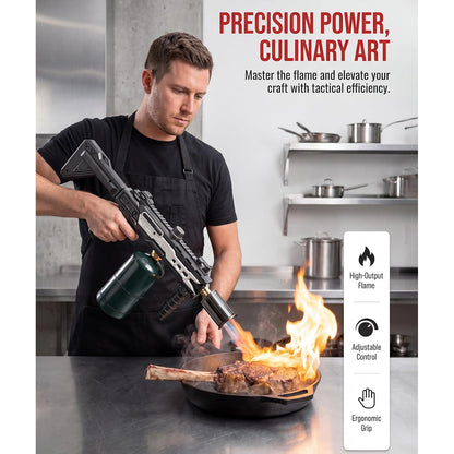 🔥 Power Flame Torch（Not included gas tank) - Fast Fire Starting For BBQ & Outdoor Adventures