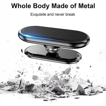 Magnetic Car Phone Holder - One-Touch Magnetic Mount For Hands-Free Navigation