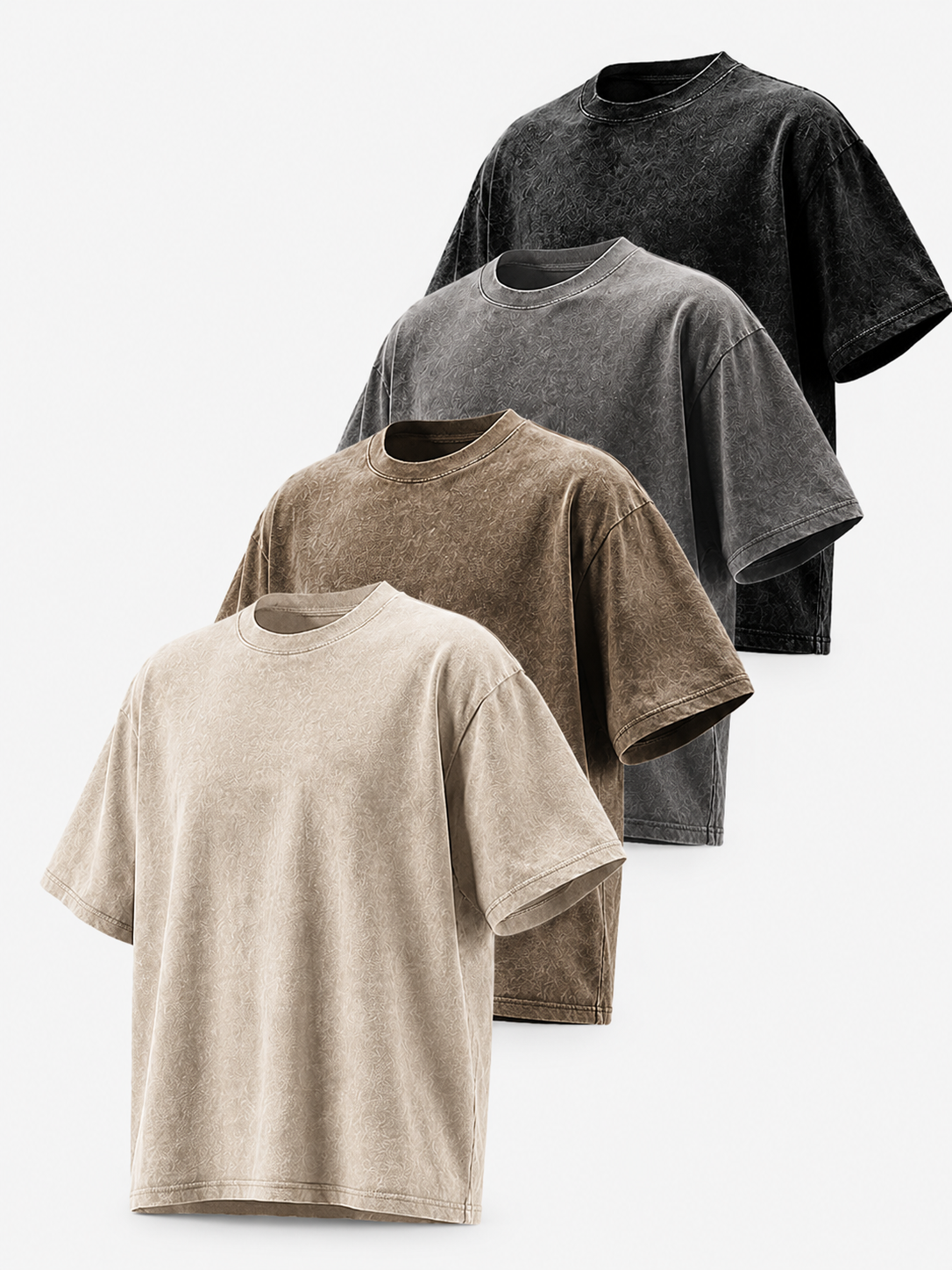 The Ultimate Heavyweight Drop Shoulder Tee: Vintage Wash, Built for the Gym.