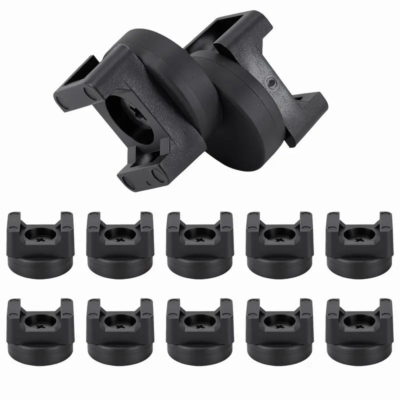 Magnetic Cable Tie Mounts - 22LB Strong Magnetic Hold For Clean Cable Organization