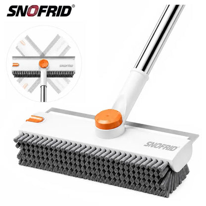 Floor Scrub Brush - 3-in-1 Deep Cleaning For Less Bending