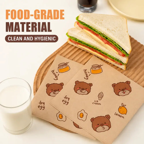 Paper Sandwich Bags - Greaseproof Design For Cleaner Food Packing