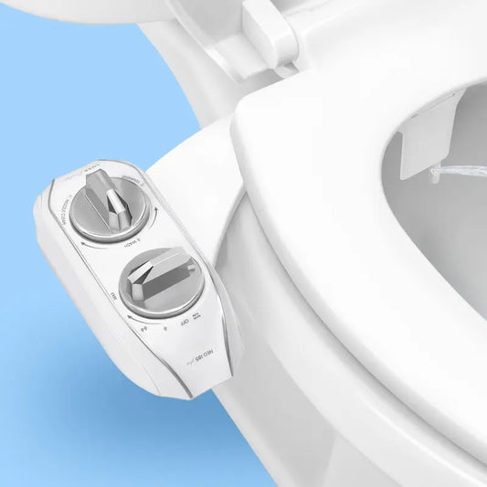 🚽 Bidet Toilet Seat Attachment - Dual Nozzle Water Cleaning System For A Cleaner, Fresher Bathroom Experience