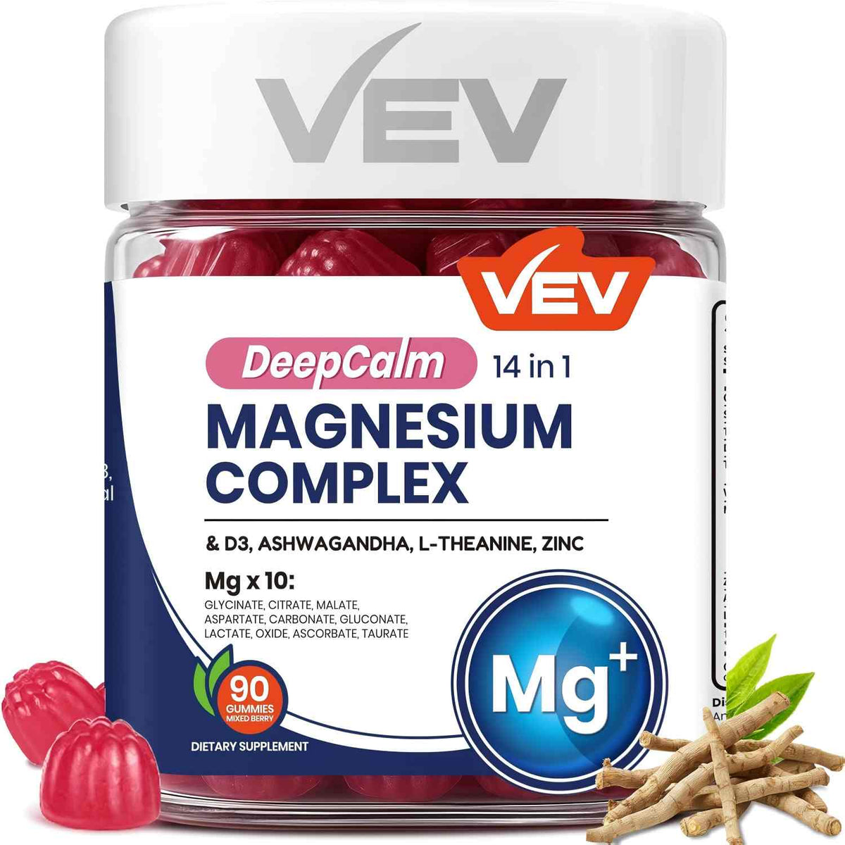 Magnesium Complex Gummies - 14-in-1 Formula For Calm & Daily Wellness