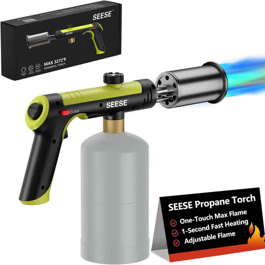 Outdoor Torch(not include gas tank) - One-Touch Flame Control For Faster Fire Starting