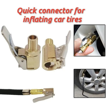 Locking Air Chuck Adapter - Hands-Free Tire Inflation Made Faster