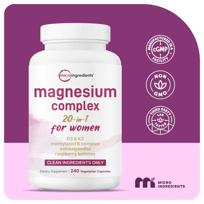 Magnesium Complex for Women - 20-in-1 Formula For Everyday Wellness