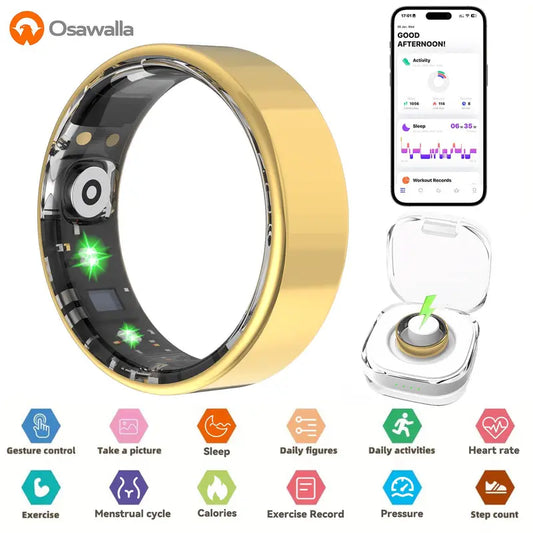 Smart Fitness Ring – 24/7 Wellness Tracking Without Monthly Fees