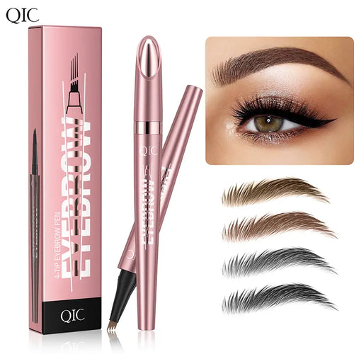 Micro-Fork Eyebrow Pen - Waterproof Hair-Like Strokes For Naturally Fuller Brows