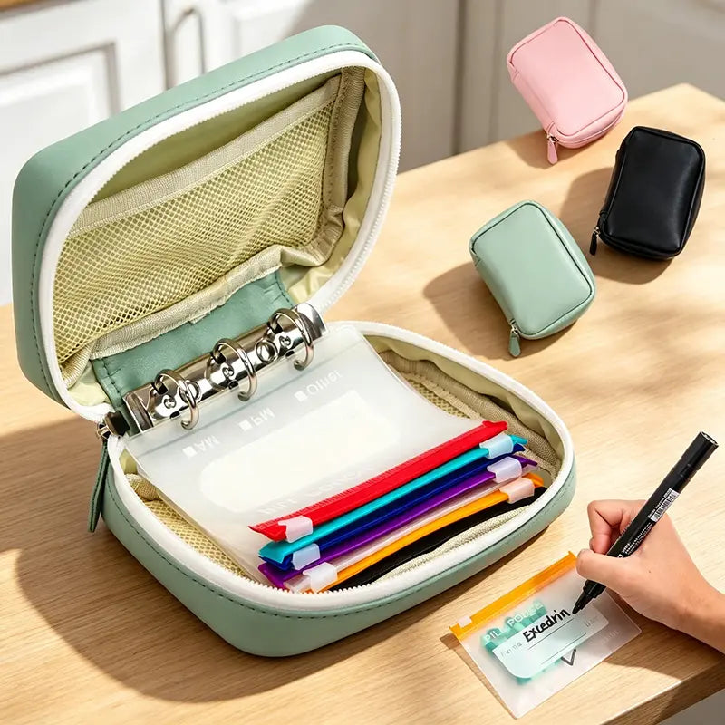 Waterproof Pill Organizer Set - 14-Day Portable Storage System For Easy Daily Organization