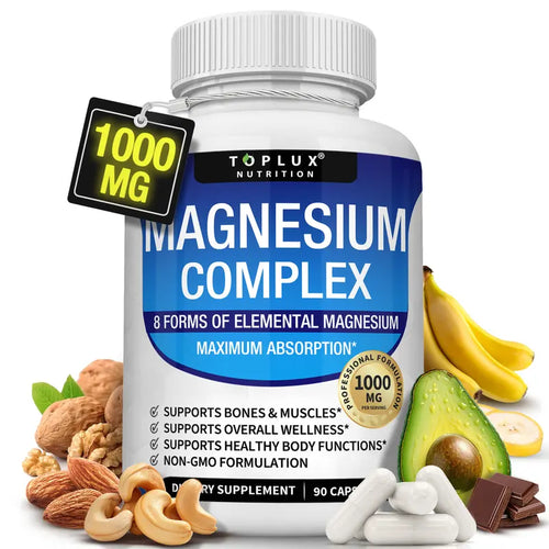 Magnesium Complex - 8-Form Formula For Bones, Muscles & Daily Wellness