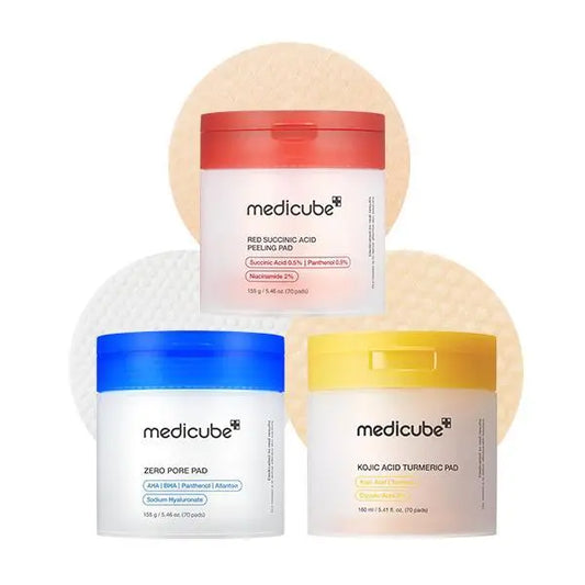 Toner Pads - 3-in-1 Targeted Skincare Formula For Clear Pores & Glass Glow Skin