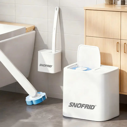 Disposable Toilet Brush - Replaceable Heads For A Cleaner Bathroom Routine