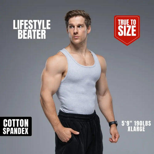 Men’s Fitted Tank Top - 350 GSM Fabric For A Stronger, Sculpted Fit