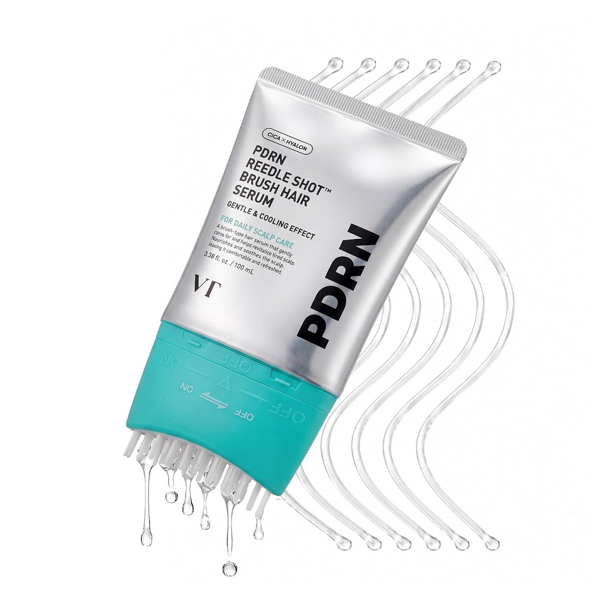 Scalp Serum Brush - PDRN Root Care For Fuller-Looking Hair