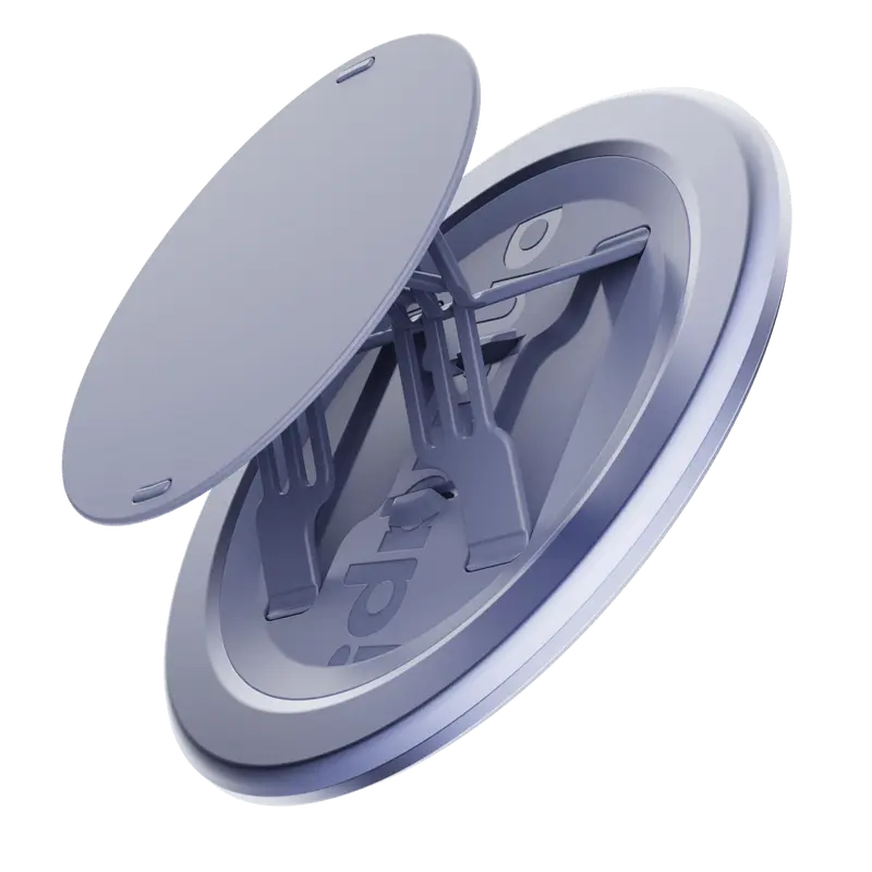 Magnetic Phone Grip - 360° Rotating Stand For Hands-Free Use