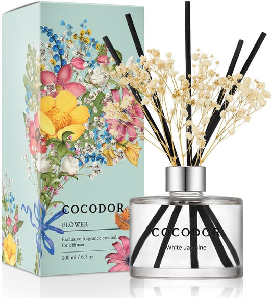 Flower Reed Diffuser Set - Fresh Fragrance For Every Room