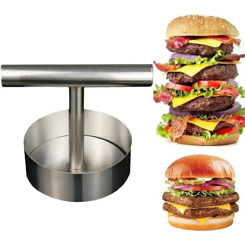 Burger Patty Press - Stainless Steel Mold For Perfectly Shaped Patties
