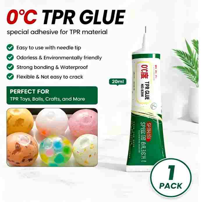TPR Repair Glue - Flexible Clear Bond For Soft Rubber Repairs